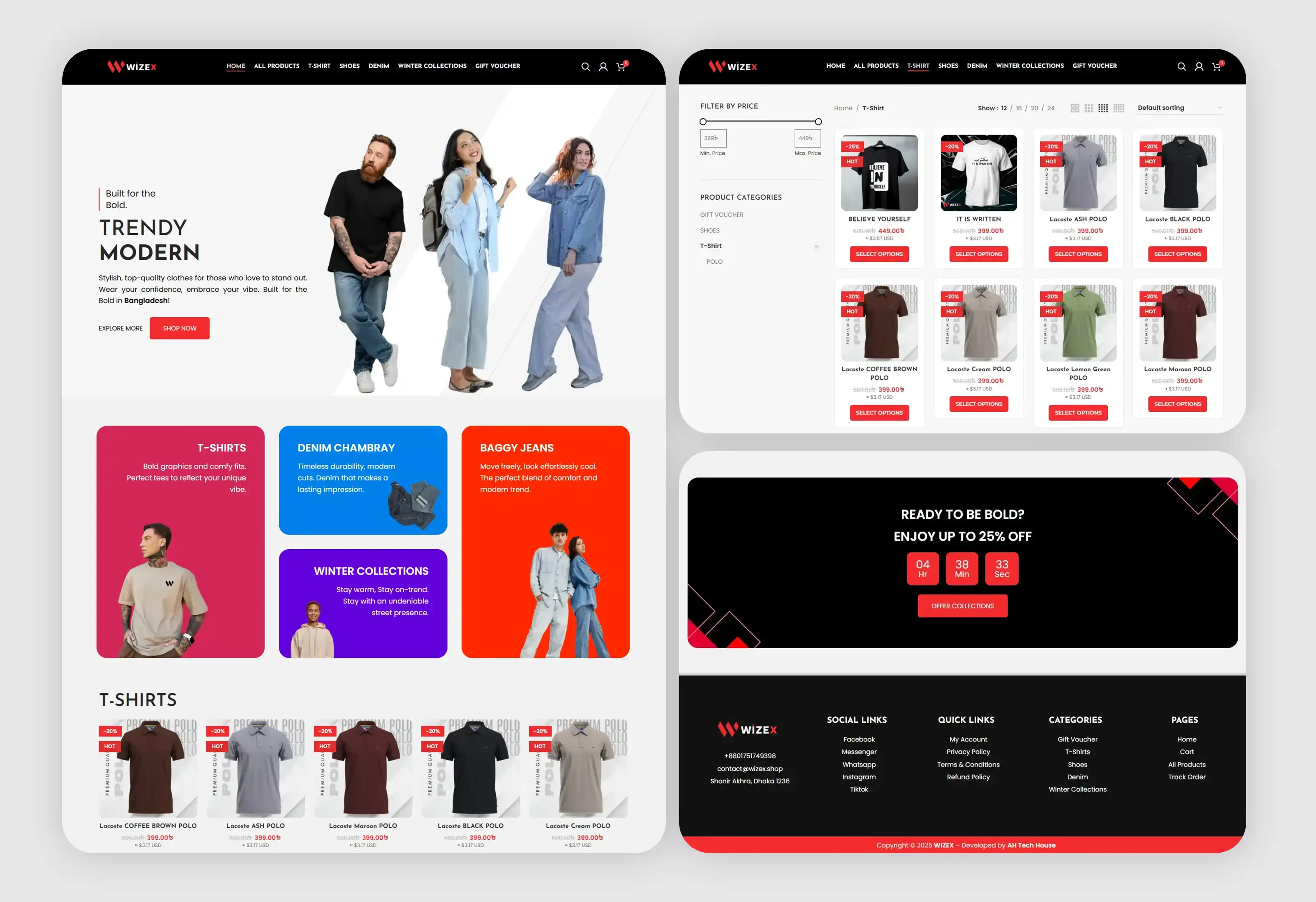 Custom WooCommerce Website for Wizex Shop